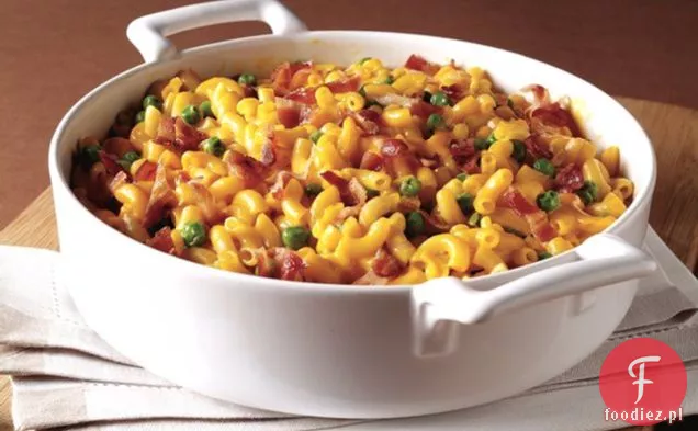Easy Mac ' N Cheese z boczkiem i groszkiem