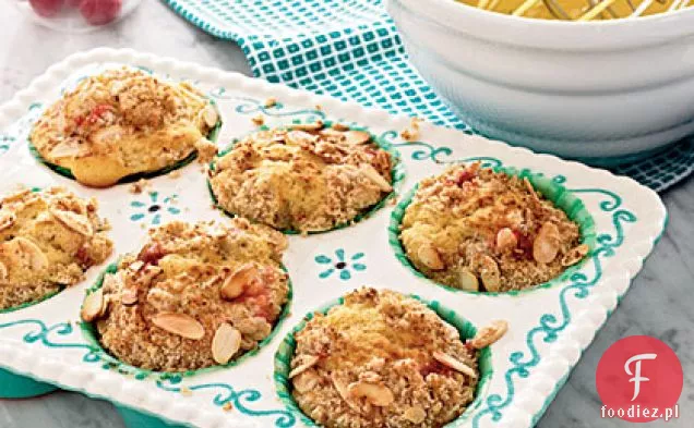 Muffinki Streusel Malinowo-Migdałowe