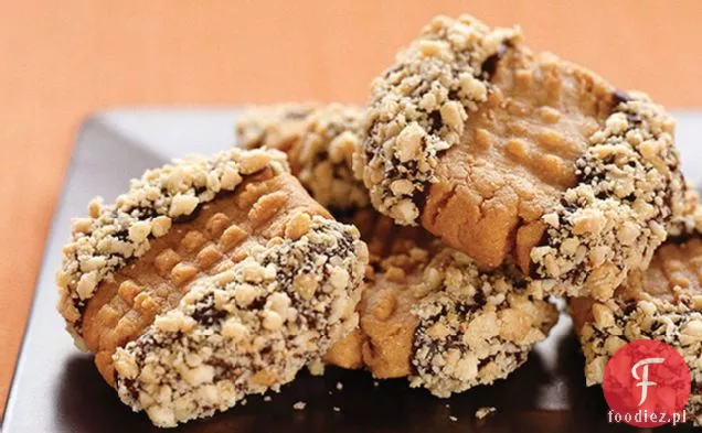 Easy Chocolate-Dipped Peanut Butter Cookies