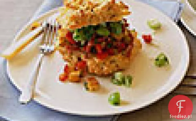 Cheddar Shortcakes z peklowaną wołowiną