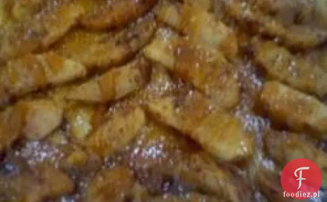 Deser Ciasteczkowy Karmelowo-Jabłkowy