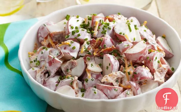 Załadowana Sałatka Z Pieczonych Ziemniaków