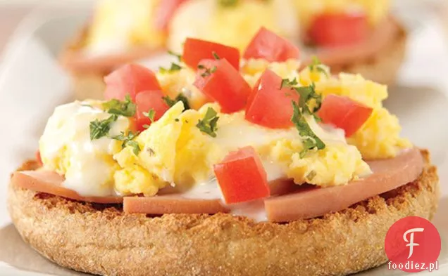 Canadian Bacon & Ranch Benedict