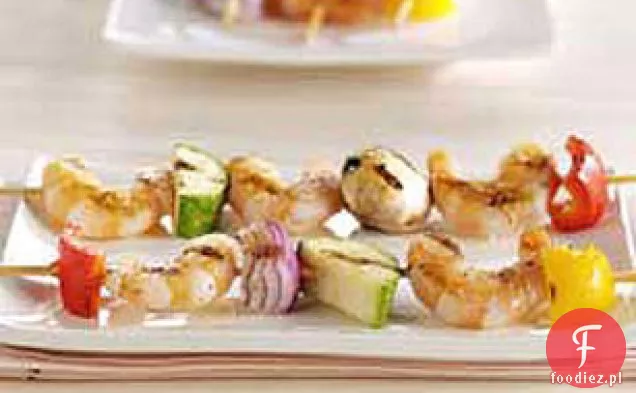 Margarita krewetki i warzywa Kabobs