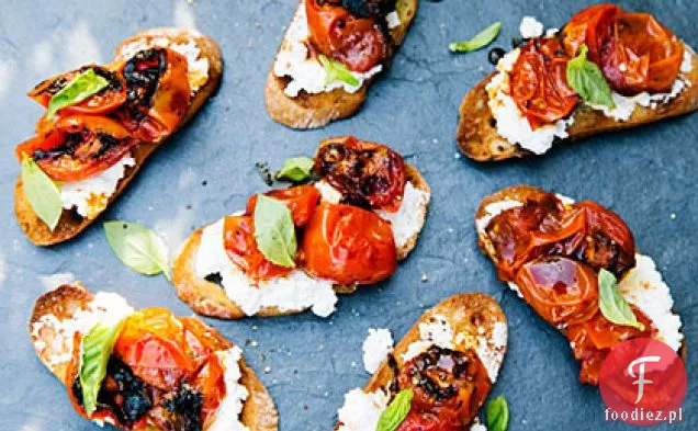 Karmelizowane Pomidory Bruschetta