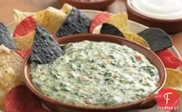 Świąteczny Szpinakowy Dip Queso