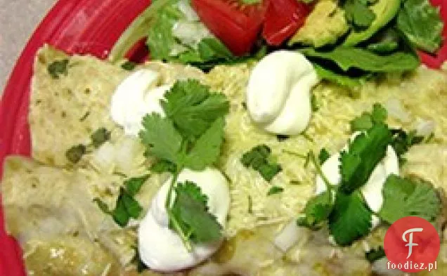 Herdez ® Enchiladas z indyka i cukinii z sosem Tomatillo Verde
