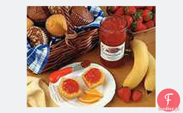 Jasne.Dżem truskawkowy bananowy
