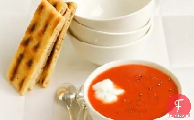 Schłodzona Zupa Ze Świeżych Pomidorów