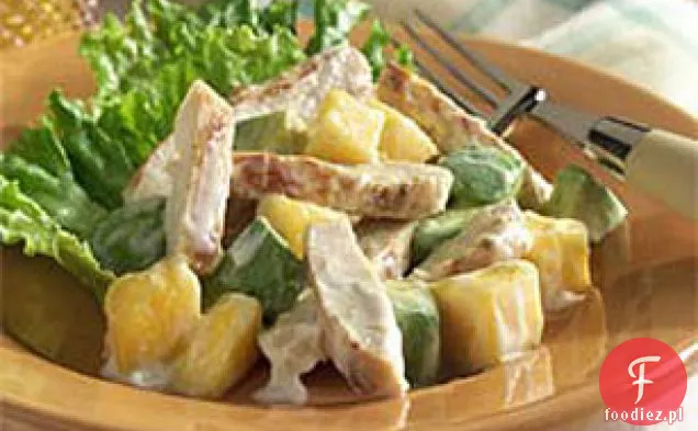 Sałatka Letnia Z Kurczakiem Mango