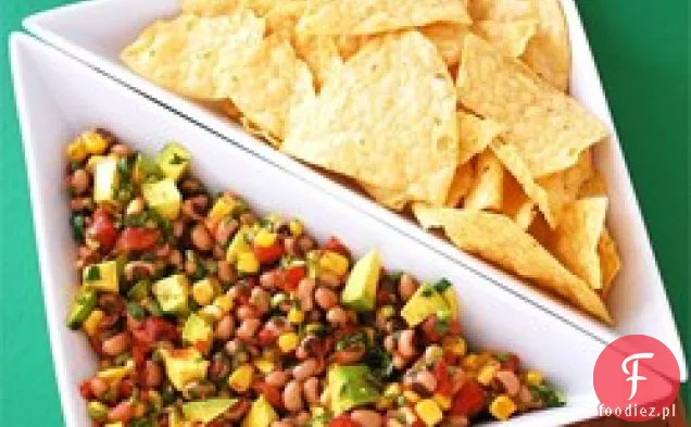 Salsa z awokado i Czarnookim groszkiem