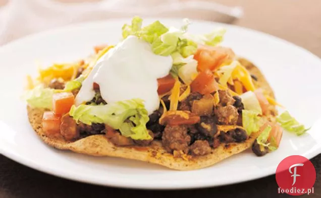 Cheesy Beef Tostadas