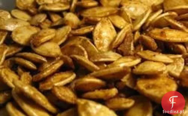 Prażone pestki dyni z cukrem i przyprawą