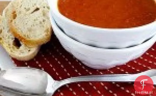 Zupa Pomidorowa Pieczona Ze Słodką Cebulą