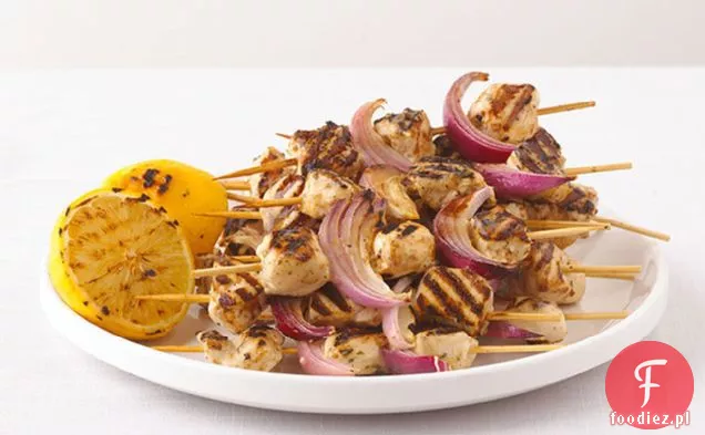 Grillowany Grecki Kurczak Kabobs
