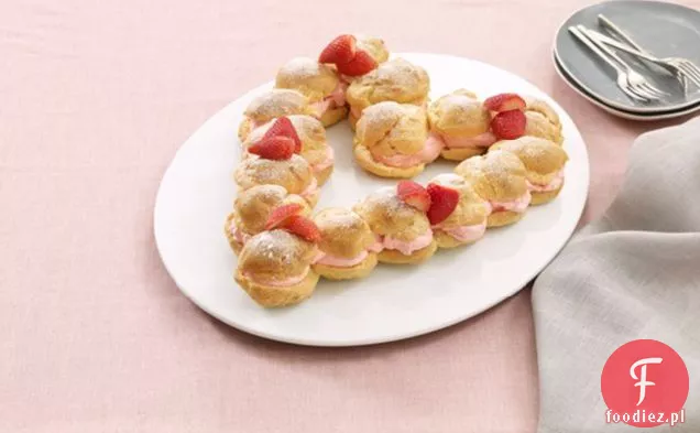 Truskawkowy Krem Puff Heart
