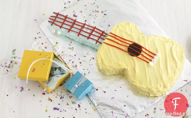Strum-Along Guitar Cake