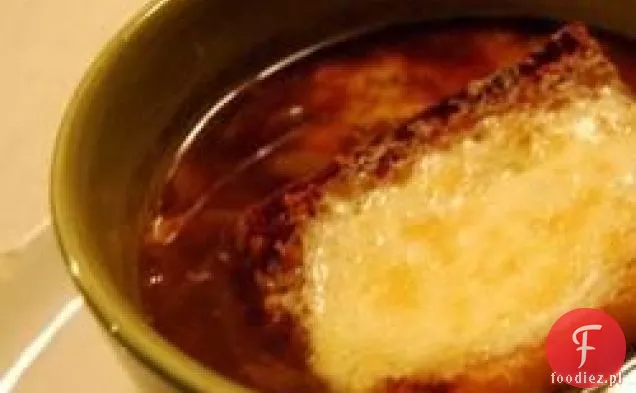 Amerykańska Francuska Zupa Cebulowa