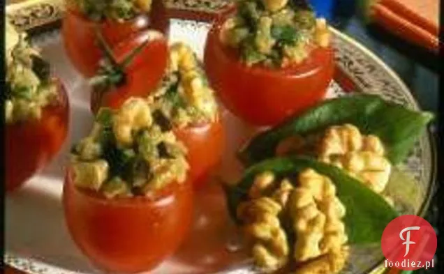 Zapiekany Bakłażan I Orzech Pomidor Caps