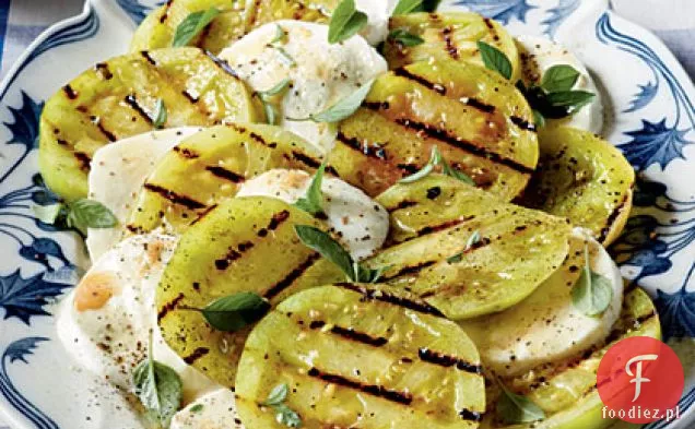Grillowane Zielone Pomidory Caprese