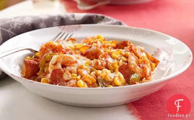 Make-Ahead Cheesy Shrimp & Rice