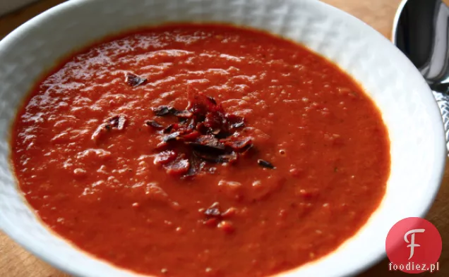 Słodko-Dymna Pieczona Zupa Pomidorowa