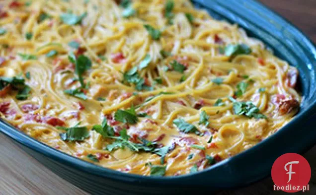 VELVEETA pikantne spaghetti z kurczaka z boczkiem
