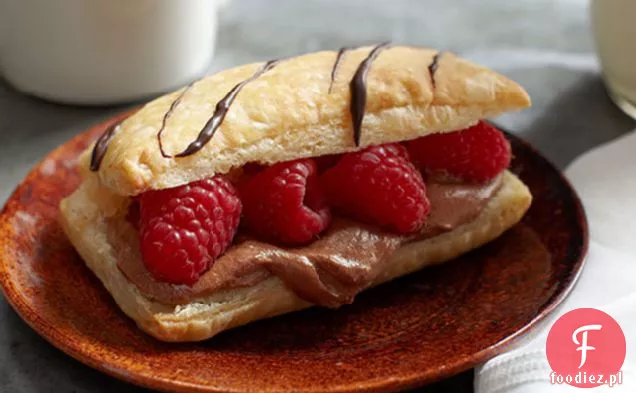 Napoleony Czekoladowo-Malinowe