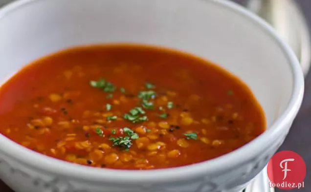 Zupa Pomidorowa Z Soczewicą-Po Indyjsku