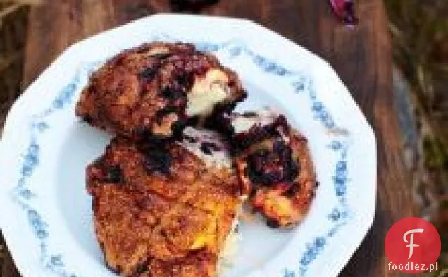 Przepisy na pieczone pomidory balsamiczne (z małymi porami i bazylią ) 