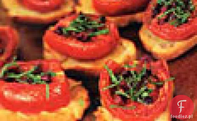 Wolno Pieczone Pomidory Crostini