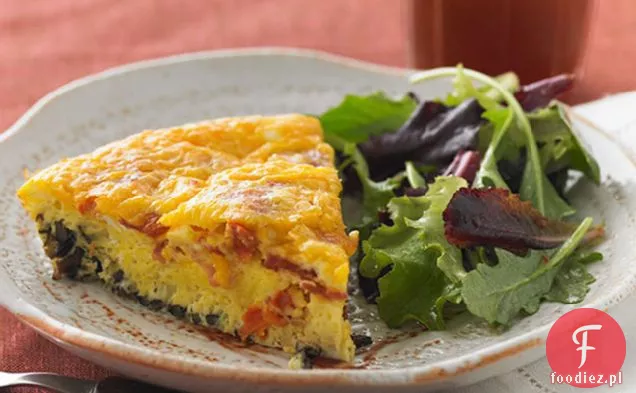 Dziki Ryż, Bekon I Cheddar Frittata
