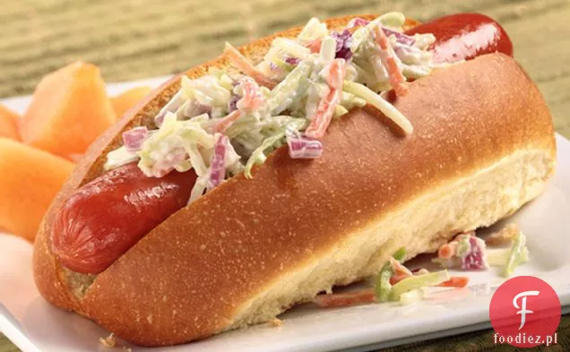 Franki z brokułami Slaw