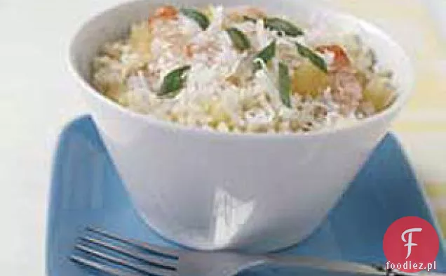 Pina Colada krewetki i ryż