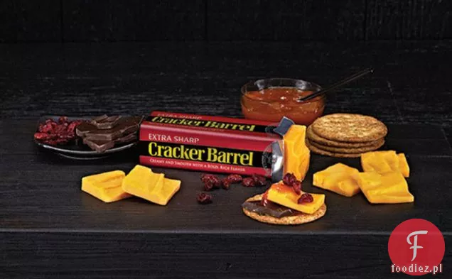 Cracker BARREL Extra Sharp Cheddar pairing Tray