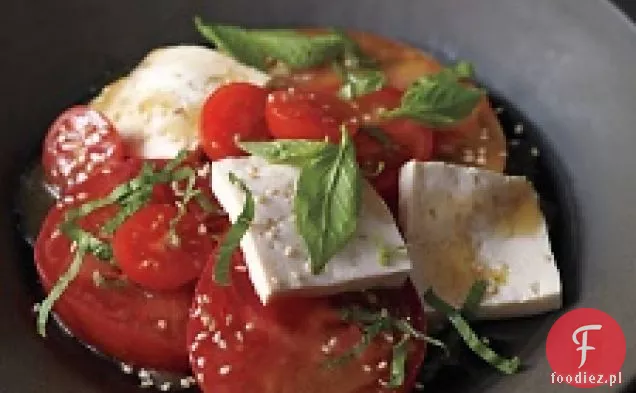 Tofu Z Pomidorami, Bazylią I Miętą