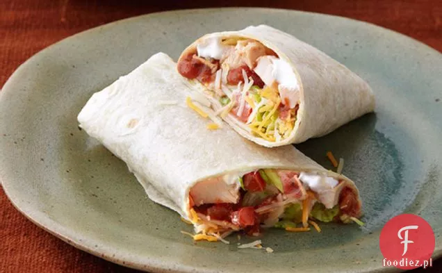 Serowe Burritos Z Kurczaka