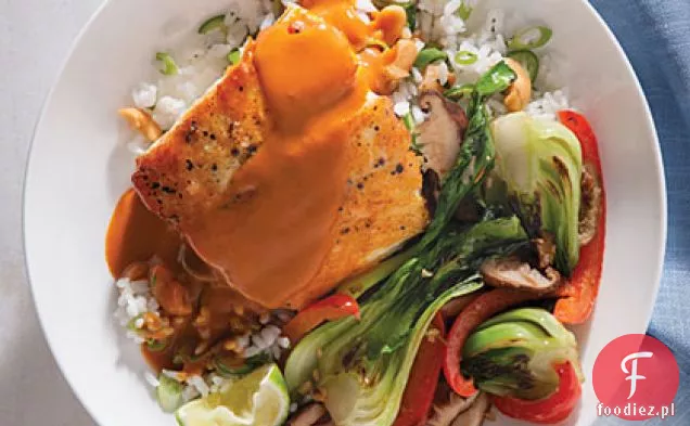Kokosowy Curry Halibut