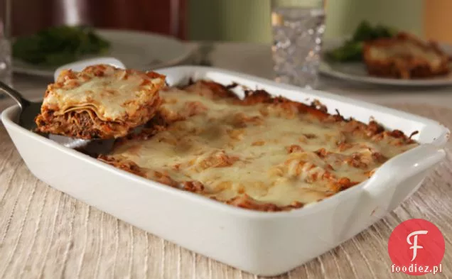 Cheesy Beef & Bakłażan Lasagna