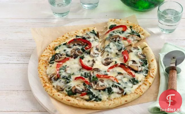 Łatwe Warzywa Alfredo Pizza