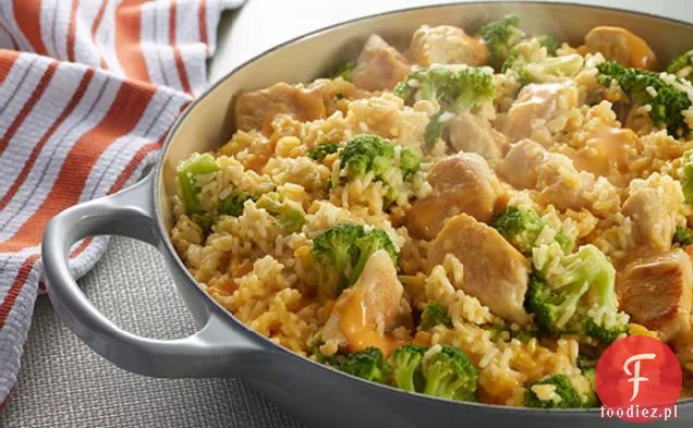 VELVEETAÂ® One Pot serowy kurczak i brokuły ryż