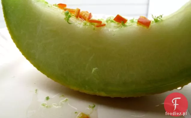 Melon z syropem limonkowo-chile