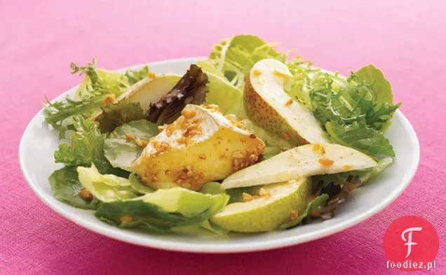 Sałatka Z Pieczonych Orzechów Camembert & Gruszka