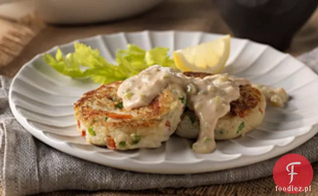Ciastka krabowe z pikantnym Remoulade