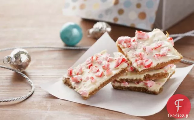 Białe Świąteczne Kwadraty Crunch