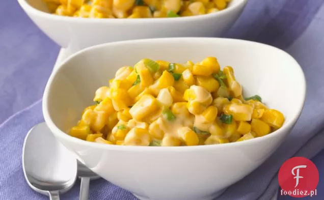 Cheesy Green Onion Corn Saute