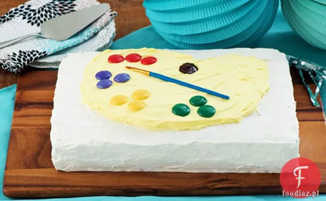 Paleta artysty tort urodzinowy