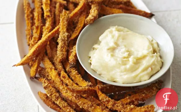 Chrupiące Frytki Ze Słodkich Ziemniaków