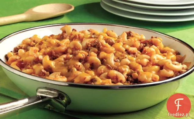 Cheesy Pasta Salsa Patelnia