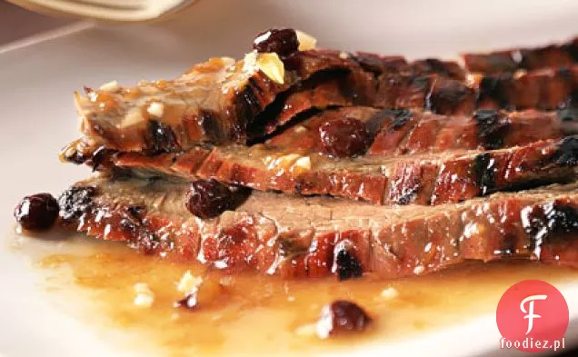 Stek z grilla z polewą Chutney-Bourbon
